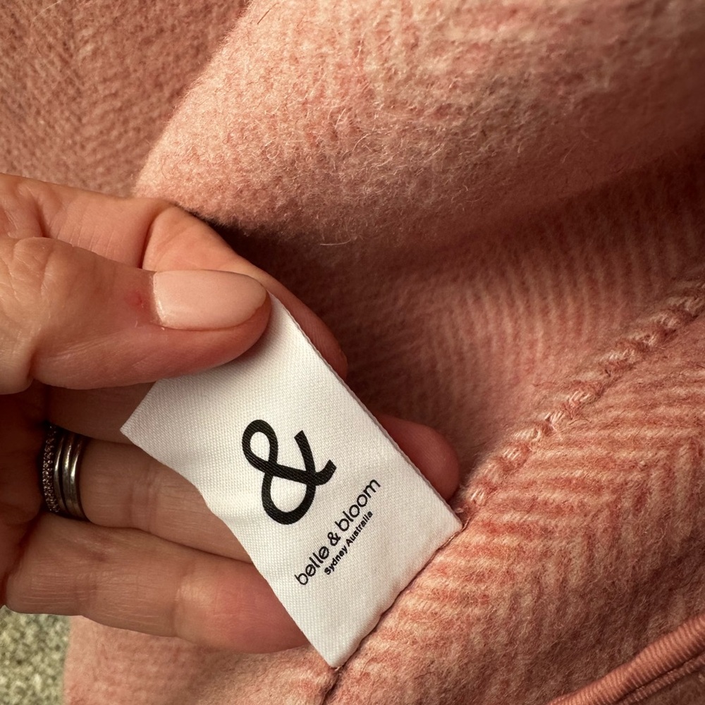 Belle & Bloom Pink Double-Breasted Coat (Designed in Australia) - Picture 10 of 13